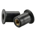 Midwest Fastener Rivet Nut, M5-0.8 Thread Size, 14mm L, Rubber, 8 PK 39471